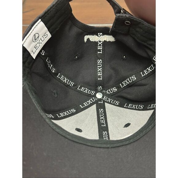 Lexus 3D Swarovski Crystals Logo Hat Black Adjustable - Picture 5 of 6